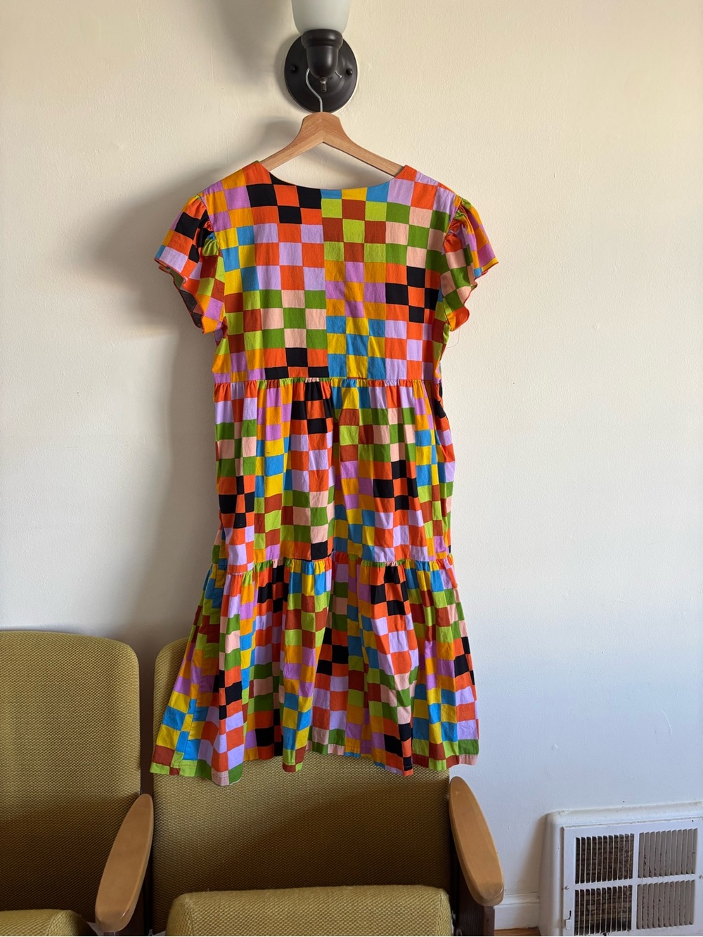 Nooworks Frida Dress - Bright Block Print - Picture 2 of 3